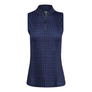 Vienna Sleeveless Zip-Up Top – Sleek & Sporty